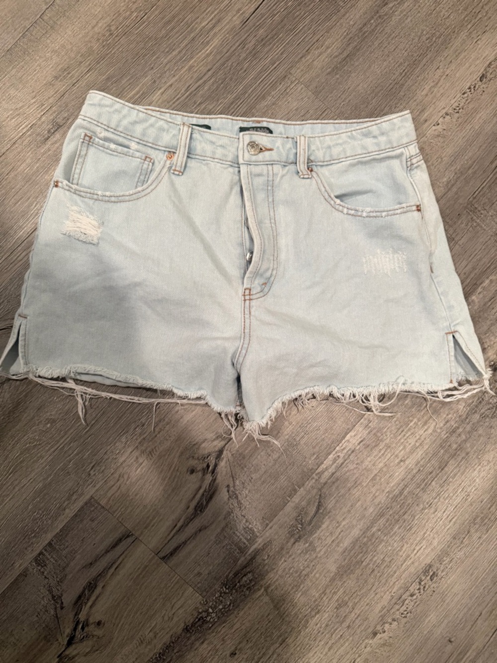 wild fable Light Wash Distressed Denim Shorts